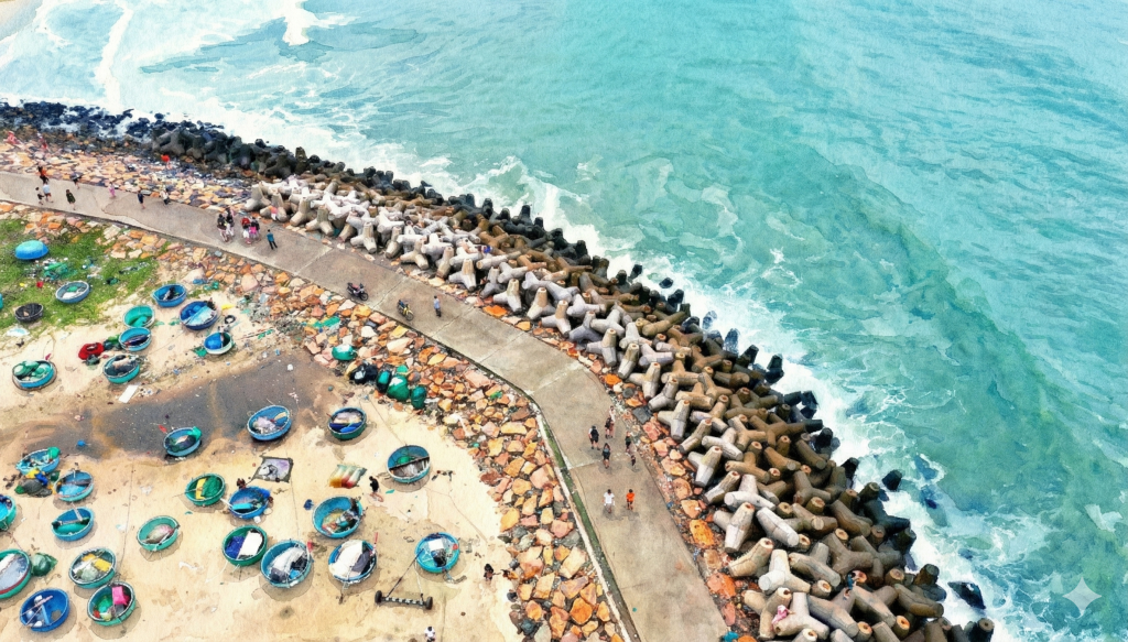 Bãi đá Ộng Địa ở Phan Thiết nơi chứa đặc sản phan thiết
