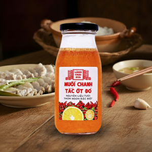 muối chanh tắc ớt đỏ - đặc sản Phan Thiết chua cay bùng vị